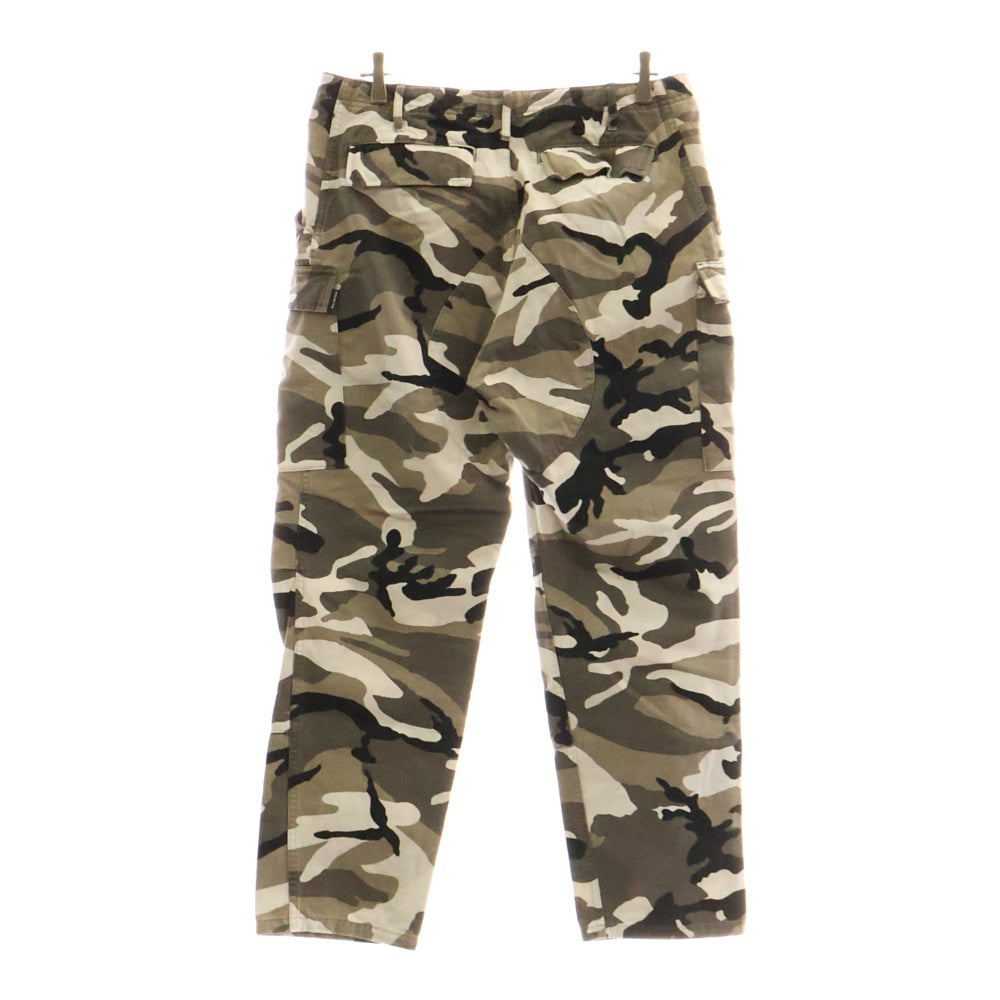BALENCIAGA(バレンシアガ) 19SS Army Camo Pants カモフラージュ マルチポケット アーミーカーゴパンツ グレー 557301 TBP34