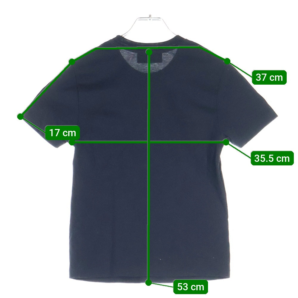 GUCCI(グッチ) 24AW クリスタル ロゴエンブロイダリー コットンジャージー クルーネック 半袖Tシャツ カットソー ブラック レディース 787299 XJGME