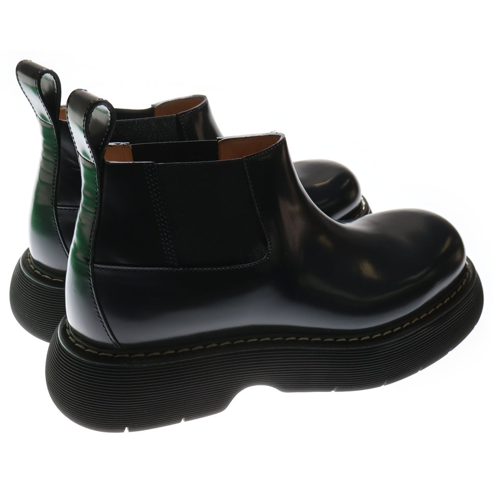 BOTTEGA VENETA(ボッテガヴェネタ) BOUNCE SWELL ANKLE CHELSEA BOOTS カーフスキン バウンス スウェル アンクル チェルシー ブーツ ブラック 212798M223067