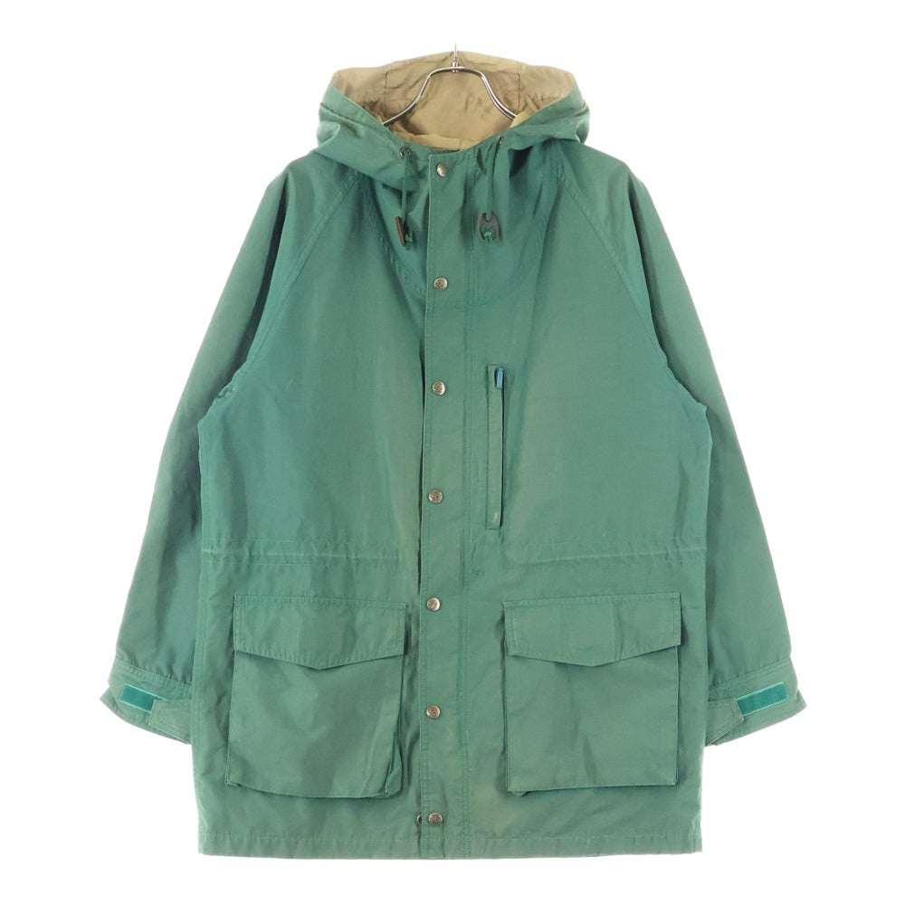 Eddie Bauer(エディバウワー) 80S 黒タグ フーデッド マウンテンパーカー ジャケット グリーン