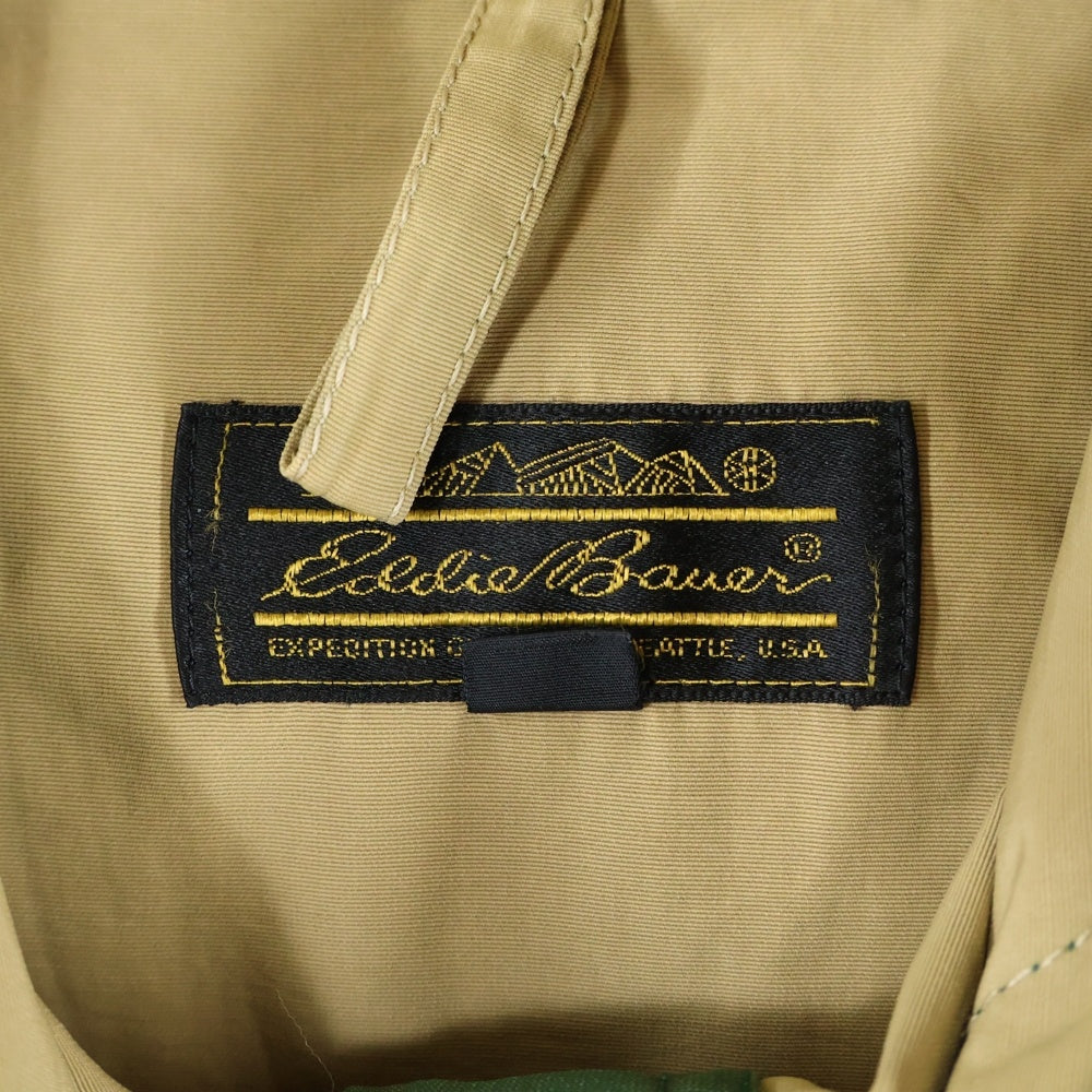 Eddie Bauer(エディバウワー) 80S 黒タグ フーデッド マウンテンパーカー ジャケット グリーン