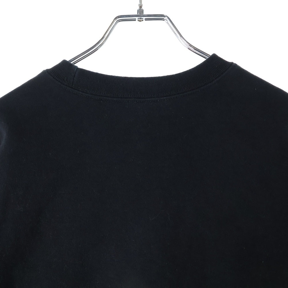 SUPREME(シュプリーム) 21SS Stacked Crewneck スタックロゴ クルーネックスウェットトレーナー ブラック