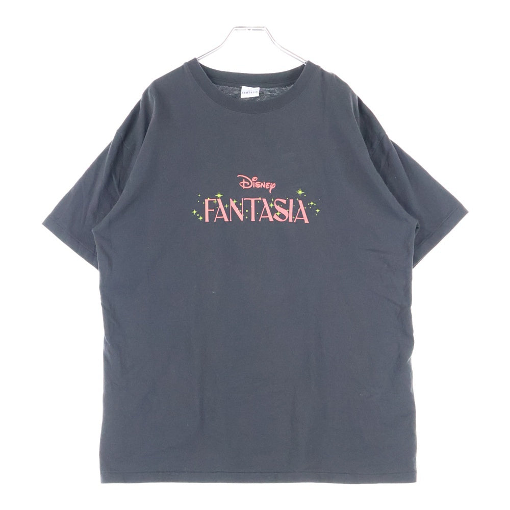 JOURNAL STANDARD(ジャーナルスタンダード) ×DISNEY FANTASIA ディズニー ファンタジア シングルステッチ クルーネック半袖プリントTシャツ カットソー ブラック 25-071-600-9060-1-0