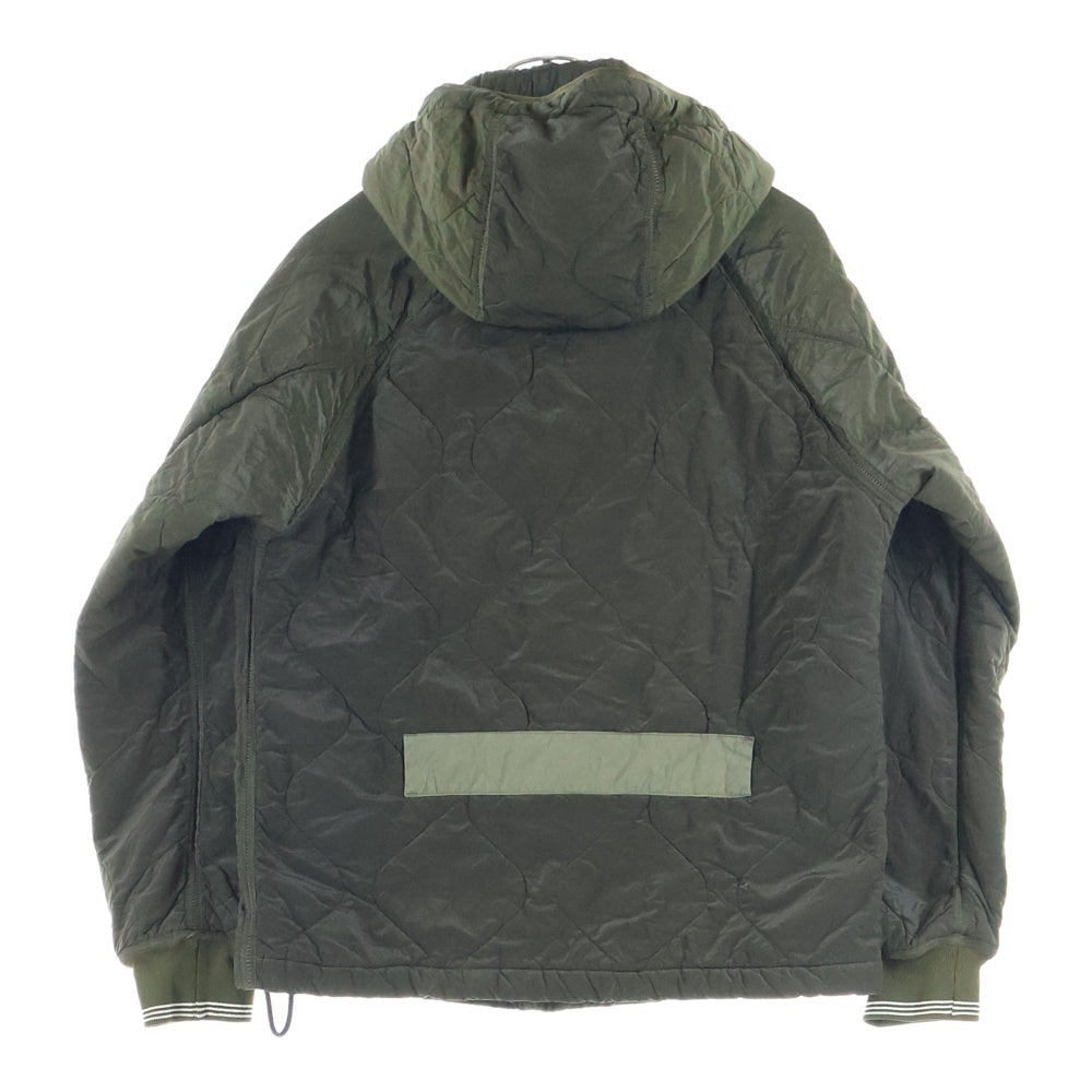 STONE ISLAND(ストーンアイランド) 05AW NYLON METAL JACKET フーデッドキルティングジャケット オリーブ