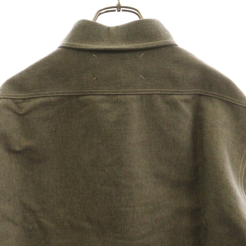 Maison Martin Margiela(メゾンマルタンマルジェラ) 24SS ポインテッドカラー 長袖 シャツ グレー S67DT0013