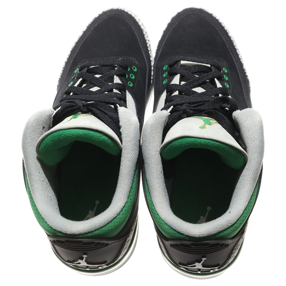 NIKE(ナイキ) AIR JORDAN 3 RETRO PINE GREEN エアジョーダン3 レトロ パイン グリーン ハイカットスニーカー ブラック/グリーン US10/28cm CT8532-030