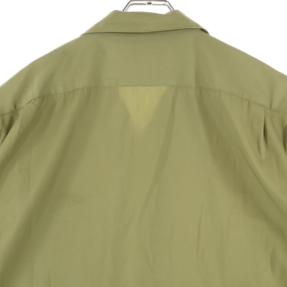 Paul Smith(ポールスミス) 胸ポケットデザイン 5B オープンカラー 半袖シャツ グリーン PY-BM-79672