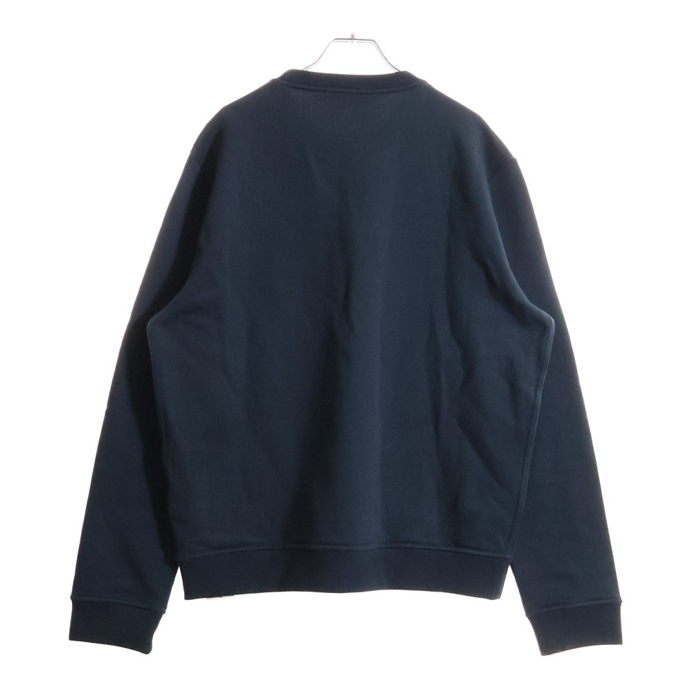 HERMES(エルメス) C.D.S CREWNECK SWEATER 胸ロゴデザイン クルーネック スウェット セーター ネイビー