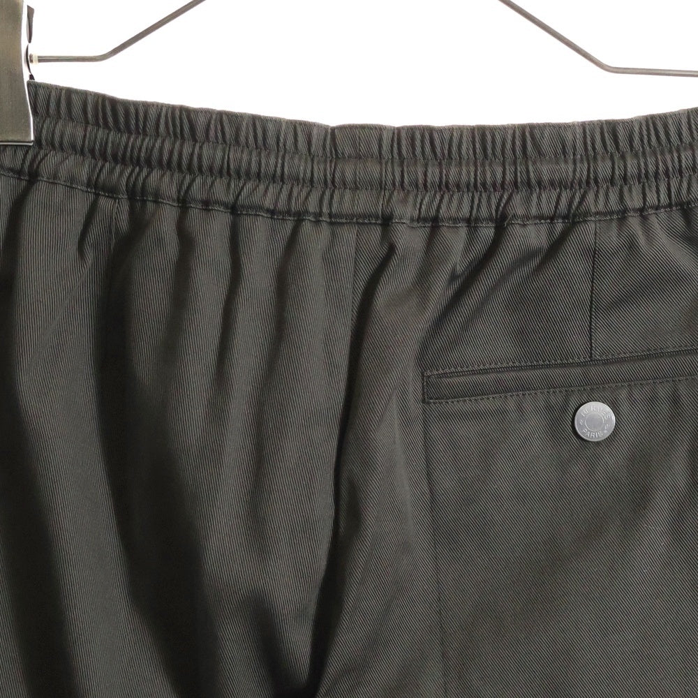 HERMES(エルメス) セリエボタン ドローストリング ジップアップ コットン ジョガーパンツ ブラウン 56512000