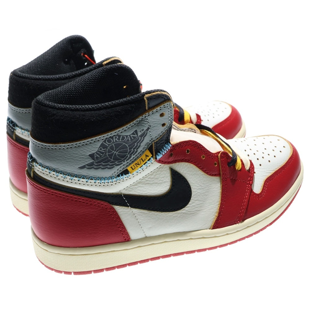 NIKE(ナイキ) ×UNION AIR JORDAN 1 HIGH Chicago/Shadow ユニオン エアジョーダン 1 ハイカットスニーカー マルチカラー US8/26cm HV8563-600