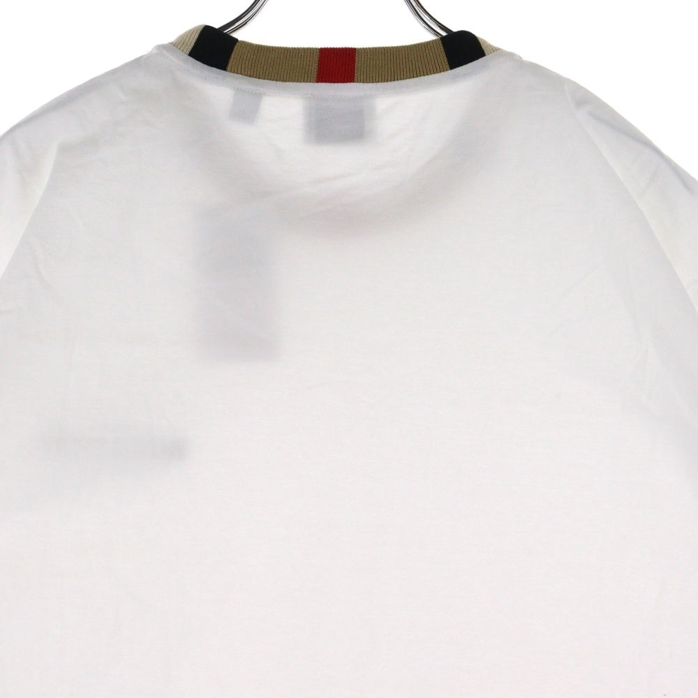 BURBERRY(バーバリー) JAYSON ジェイソン クルーネック 半袖Tシャツ カットソー ホワイト 8078115