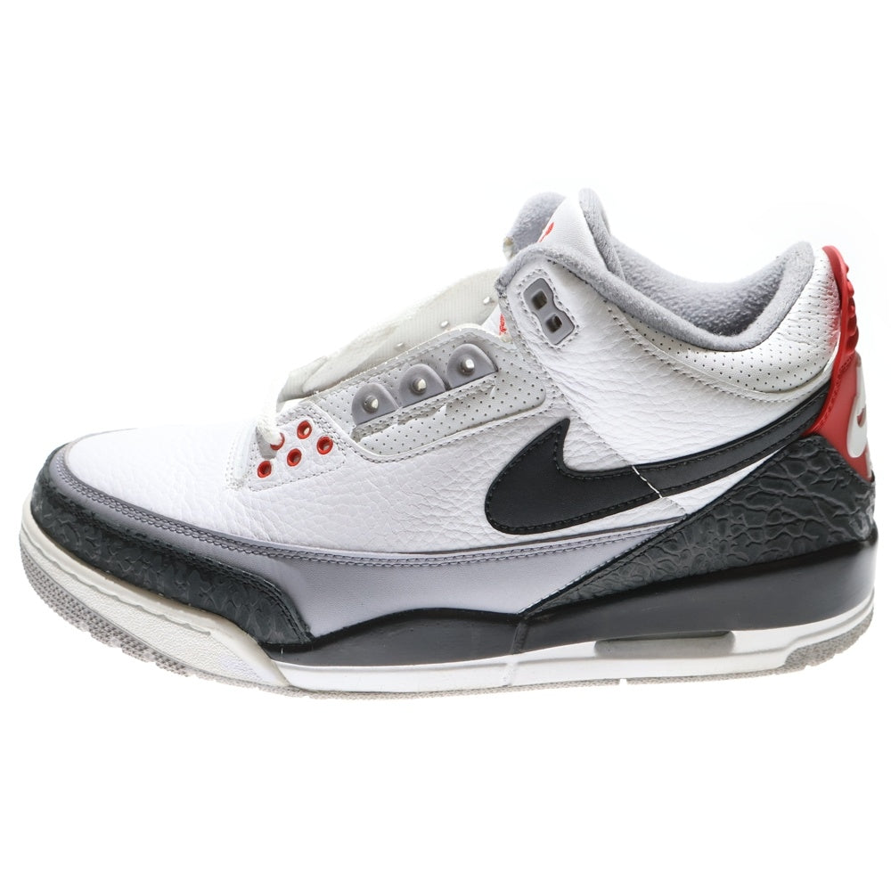 NIKE(ナイキ) AIR JORDAN 3 RETRO TINKER HATFIELD エアジョーダン3 レトロ ティンカー ハッドフィールド ミッドカットスニーカー ホワイト/ブラック US11/29cm AQ3835-160