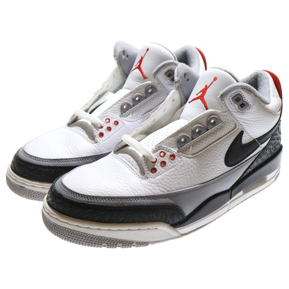 NIKE(ナイキ) AIR JORDAN 3 RETRO TINKER HATFIELD エアジョーダン3 レトロ ティンカー ハッドフィールド ミッドカットスニーカー ホワイト/ブラック US11/29cm AQ3835-160