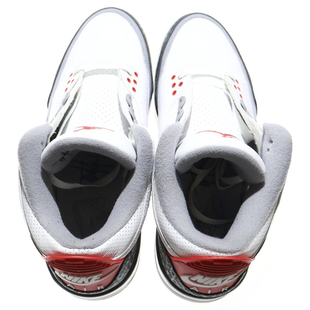 NIKE(ナイキ) AIR JORDAN 3 RETRO TINKER HATFIELD エアジョーダン3 レトロ ティンカー ハッドフィールド ミッドカットスニーカー ホワイト/ブラック US11/29cm AQ3835-160