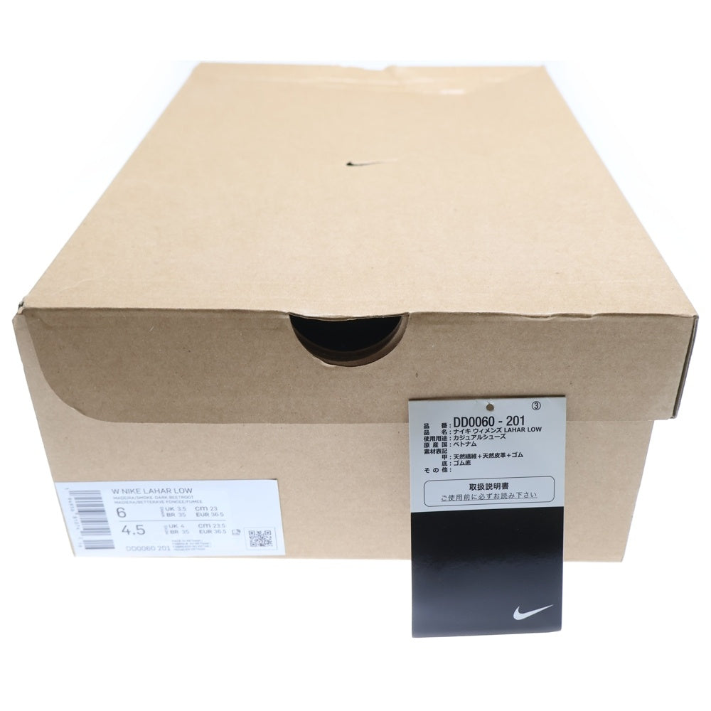 NIKE(ナイキ) WMNS LAHAR LOW ウィメンズ ラハール ローカットスニーカー ブラック/バーガンディー US6/23cm DD0060-201