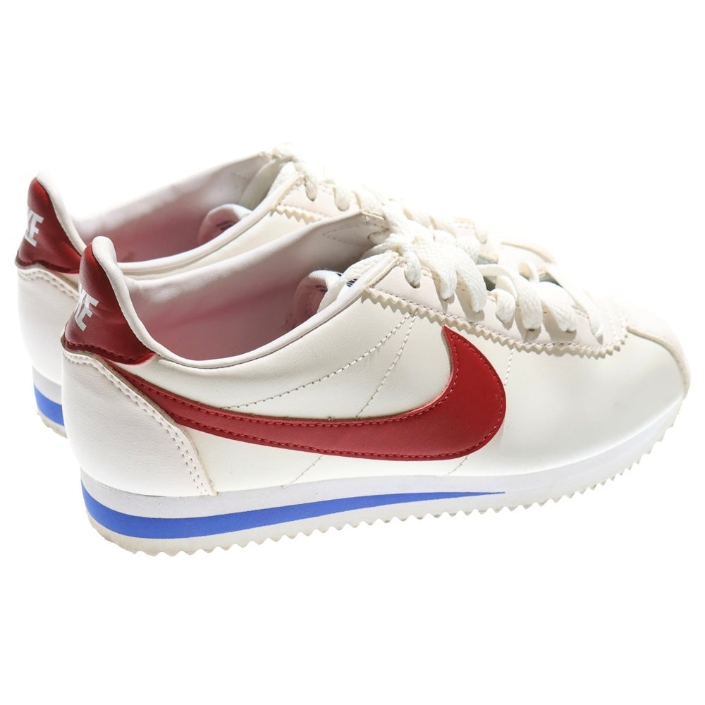 NIKE(ナイキ) WMNS CLASSIC CORTEZ LEATHER ウィメンズ クラシック コルテッツ レザー ローカットスニーカー ホワイト/レッド US6/23cm 807471-103