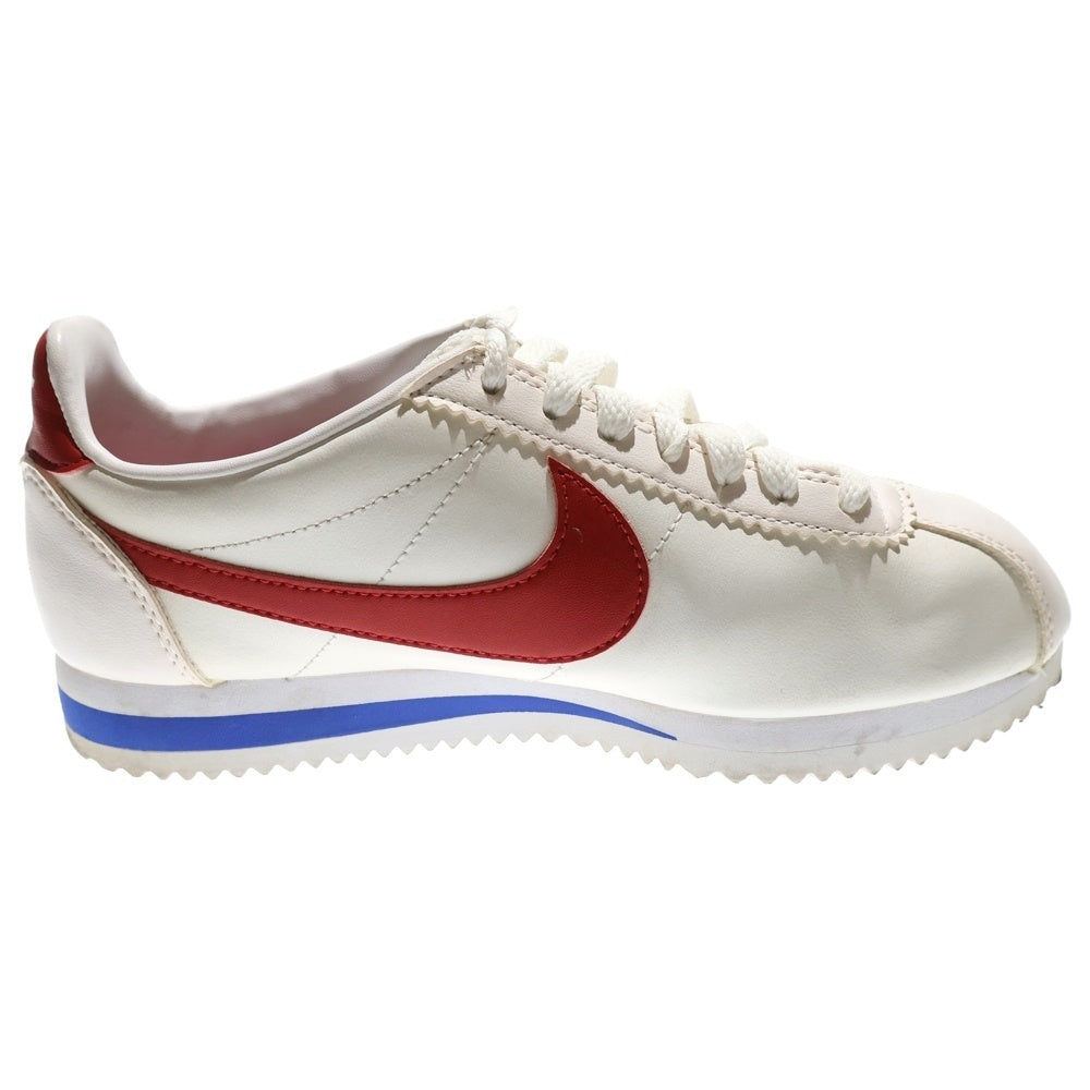 NIKE(ナイキ) WMNS CLASSIC CORTEZ LEATHER ウィメンズ クラシック コルテッツ レザー ローカットスニーカー ホワイト/レッド US6/23cm 807471-103