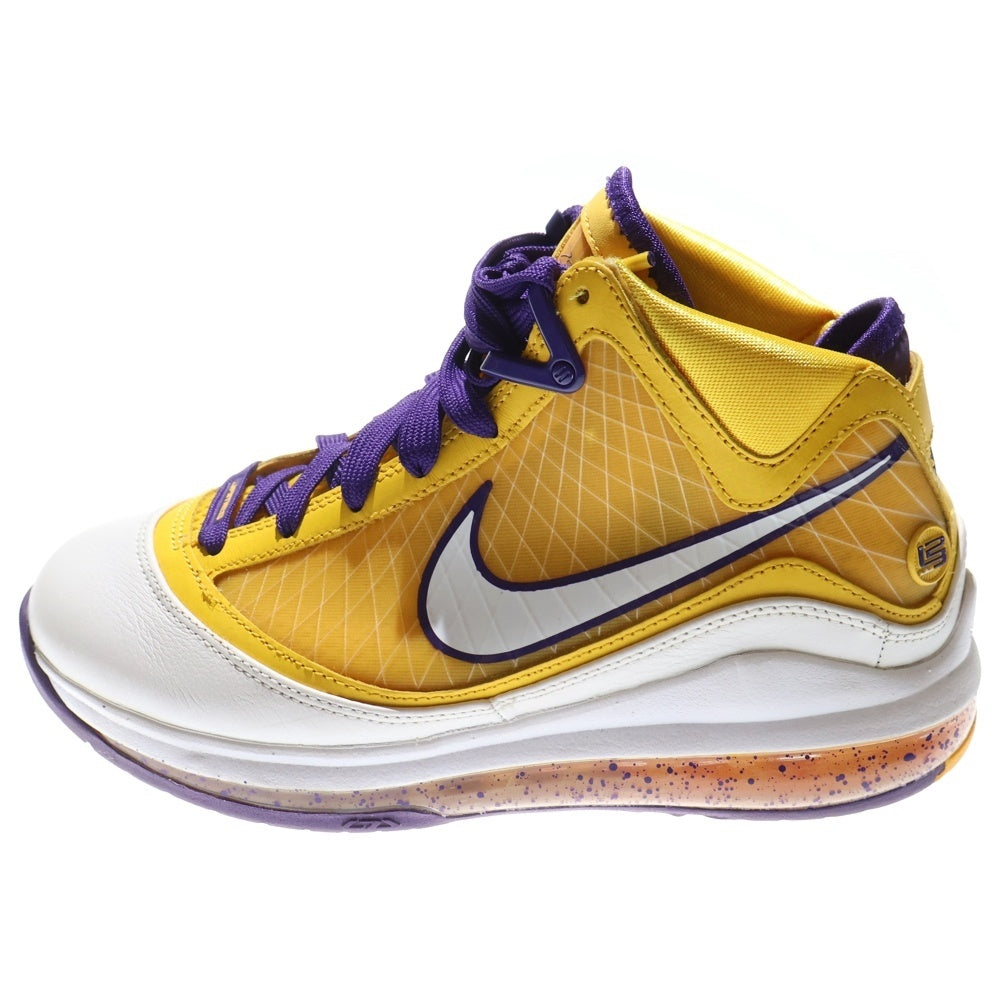 NIKE(ナイキ) GS LEBRON 7 MEDIA DAY レブロン7 メディアデイ ミッドカットスニーカー マルチカラー キッズ US5Y/23.5cm DA3203-500