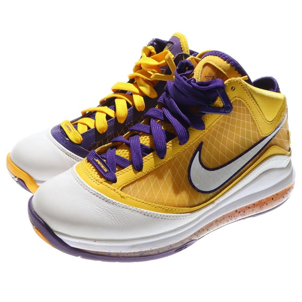 NIKE(ナイキ) GS LEBRON 7 MEDIA DAY レブロン7 メディアデイ ミッドカットスニーカー マルチカラー キッズ US5Y/23.5cm DA3203-500