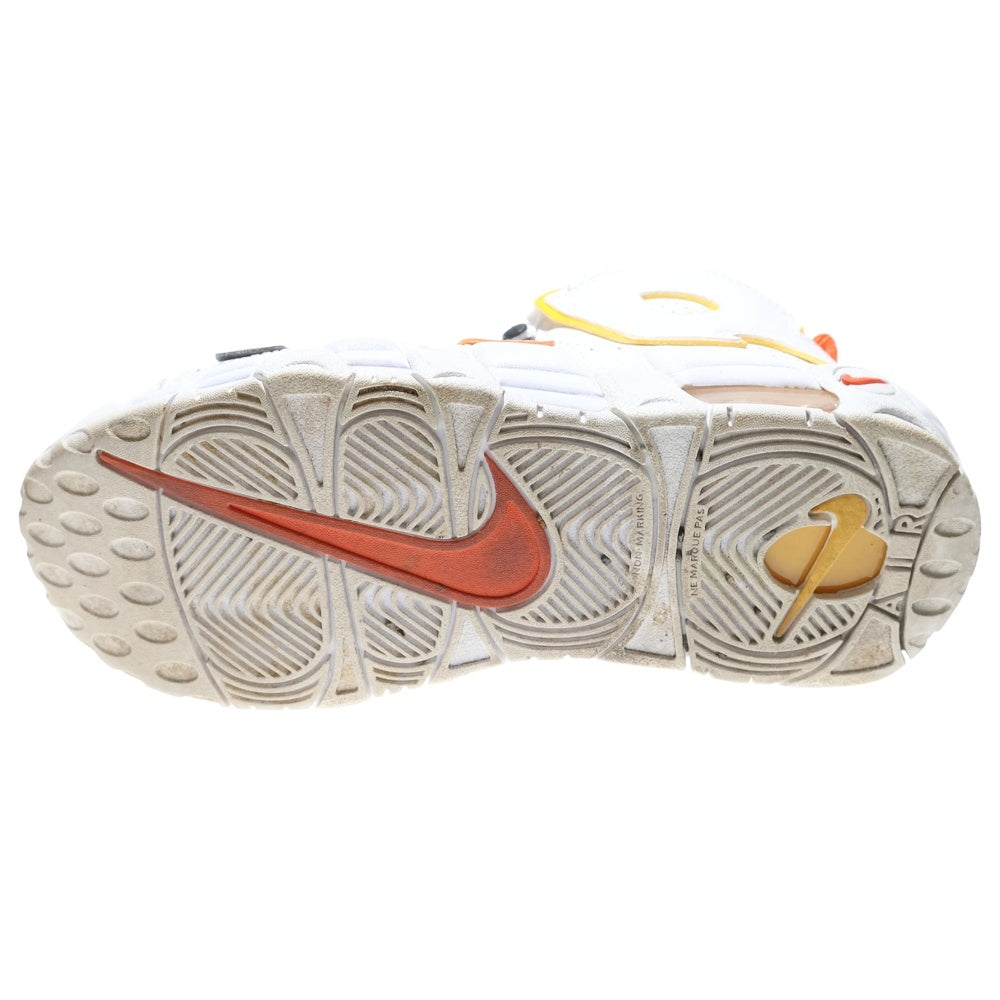 NIKE(ナイキ) GS AIR MORE UPTEMPO RAYGUNS エア モア アップテンポ レイガンズ ハイカットスニーカー シューズ キッズ ホワイト US5Y/23.5cm DD9282-100