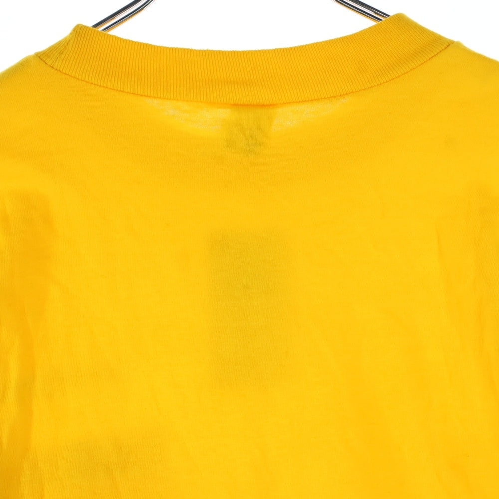 CHAMPION(チャンピオン) 80S VINTAGE MINESOTA ヴィンテージ ミネソタ 胸ポケット クルーネック カットソー 長袖Tシャツ イエロー
