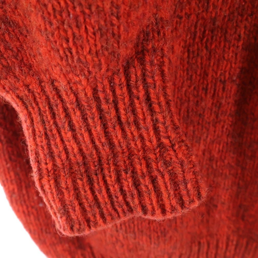 L.L.Bean(エルエルビーン) 70S~80S VINTAGE ヴィンテージ 鹿の子 ウール ニット セーター レッド