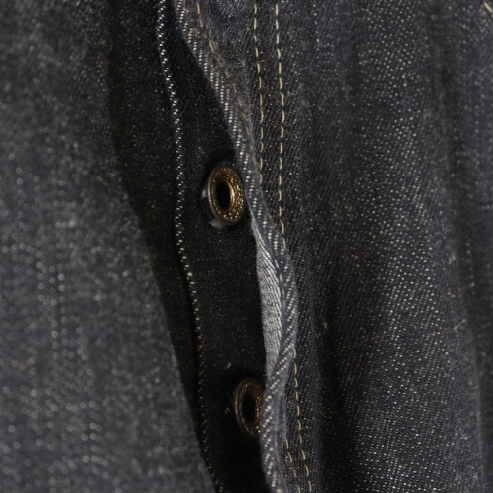 Buzz Rickson's(バズリクソンズ) LOT 019 大戦モデル ヴィンテージ復刻 ボタンフライ デニムパンツ ブラック