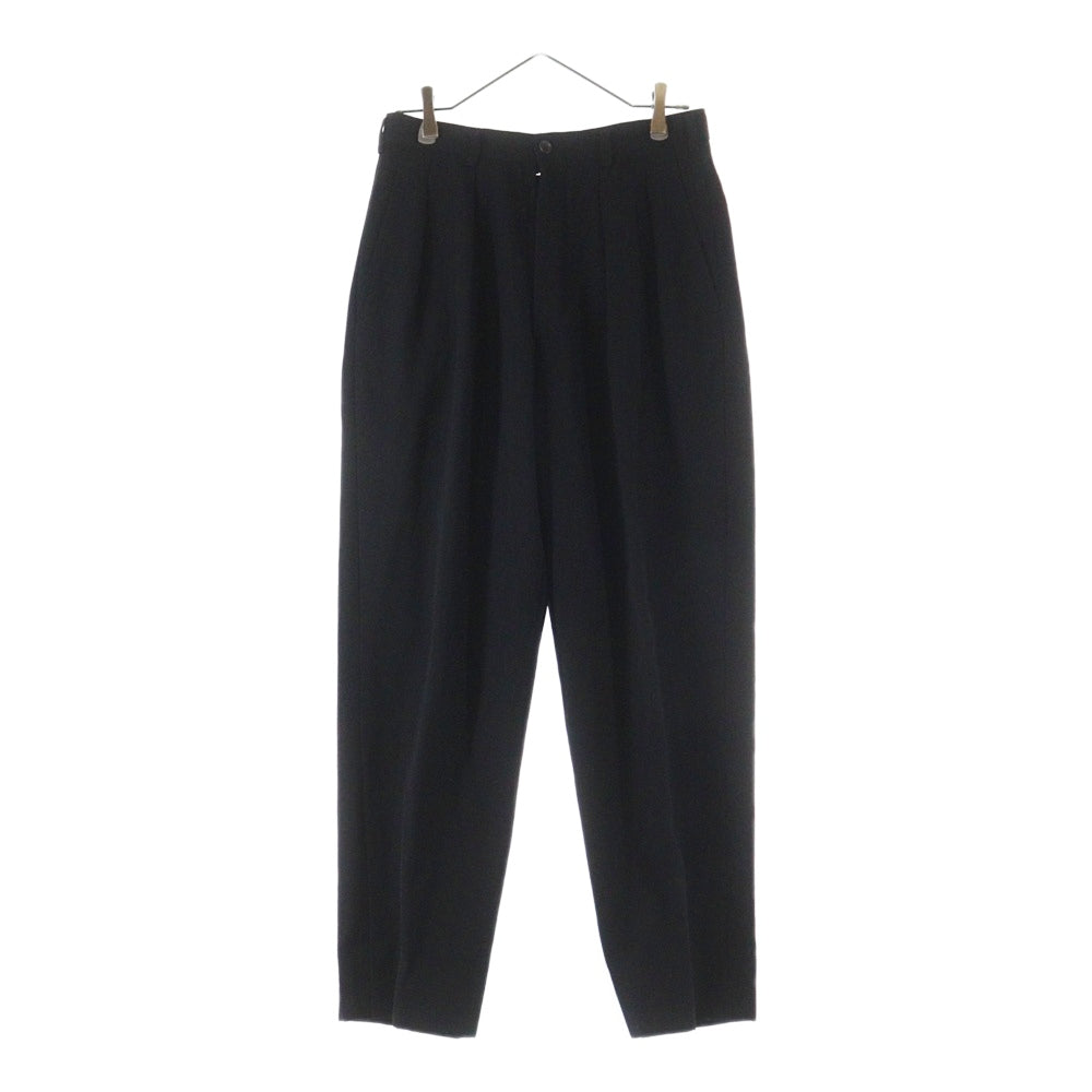 COMME des GARCONS HOMME PLUS(コムデギャルソンオムプリュス) マルチポケット 2タック ジップアップ ウール スラックスパンツ ブラック PP-05038S