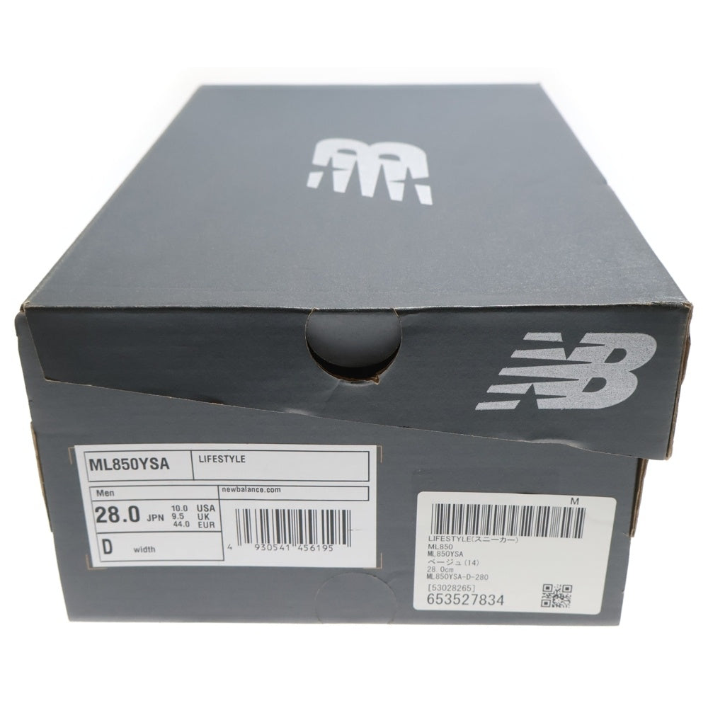 New Balance(ニューバランス) ML850YSA ヒールロゴデザイン スエード ローカットスニーカー マルチ US10/28cm