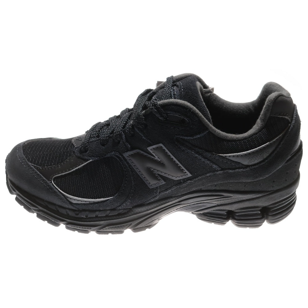 New Balance(ニューバランス) U2002RBL スエード メッシュ切り替え レザーローカットスニーカー ブラック レディース US6/24cm