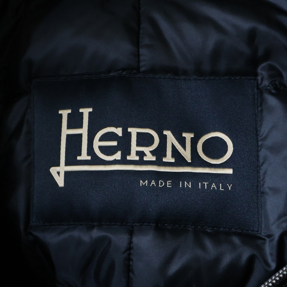 HERNO(ヘルノ) SUB-ZERO サブゼロ ジップアップ ロングダウンコート ブルー PI0733U12346S9200