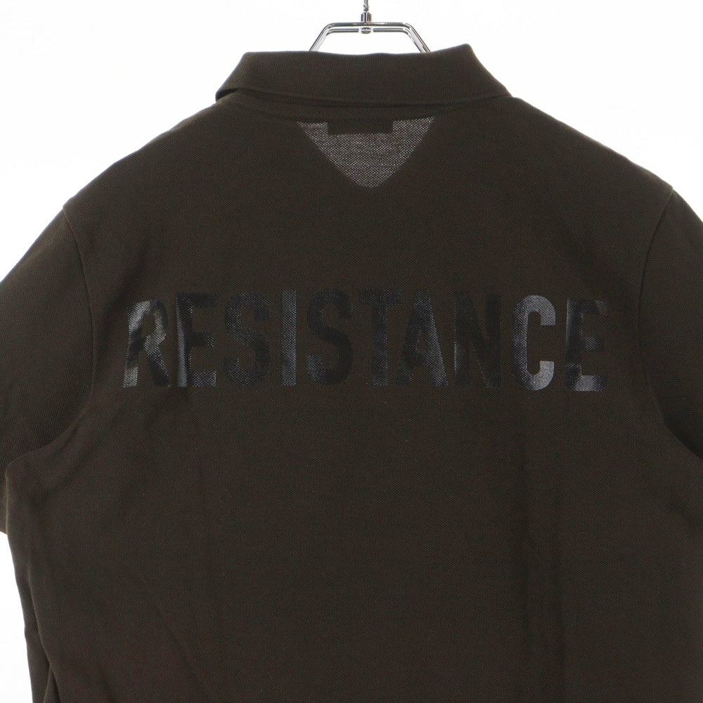 MONCLER(モンクレール) 19SS MAGLIA POLO MANICA CORTA RESISTANCE 半袖ポロシャツ ダークブラウン E20918325150 84556