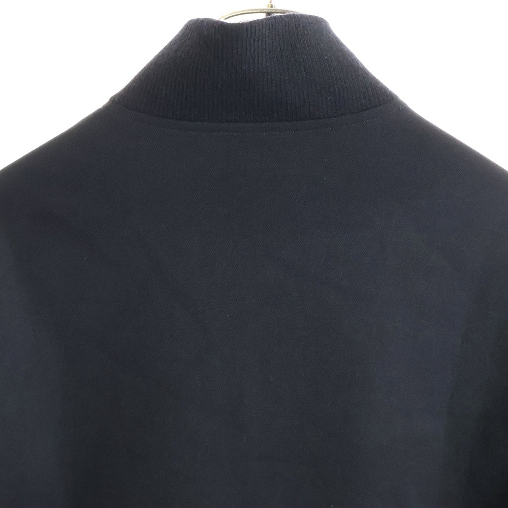 Ground Y(グラウンドワイ) SAMPLE サンプル 裏地総柄 ウール ダブルジップブルゾン ジャケット ブラック