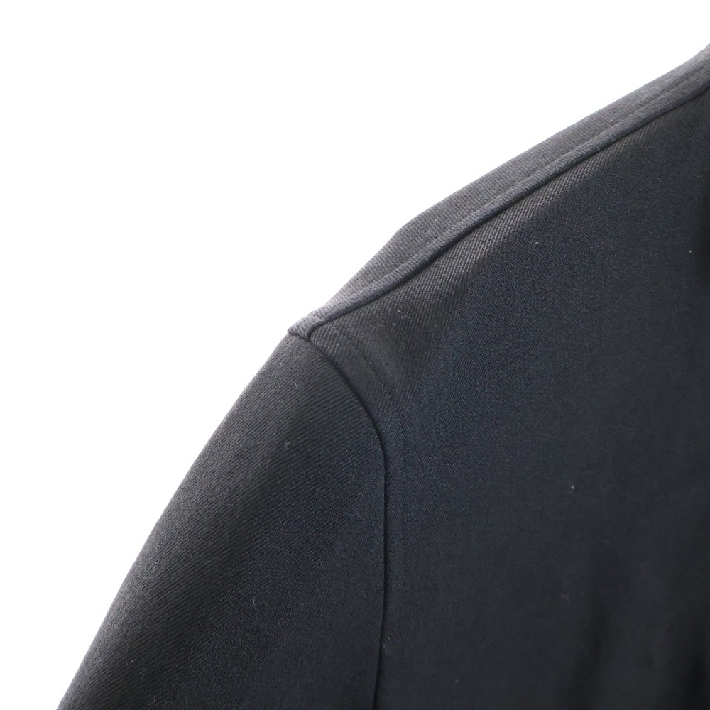 Ground Y(グラウンドワイ) SAMPLE サンプル 裏地総柄 ウール ダブルジップブルゾン ジャケット ブラック