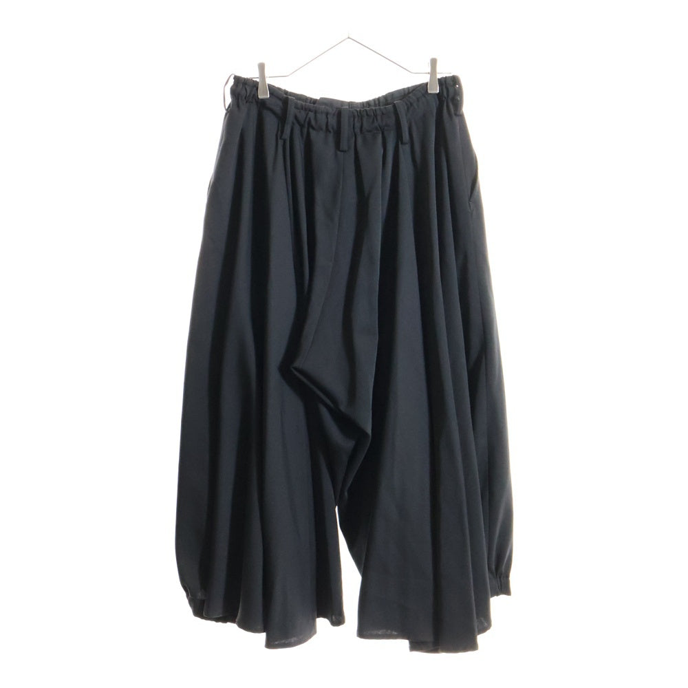 Ground Y(グラウンドワイ) ウール サルエル パンツスカート カバーパンツ ブラック GY-P08-100
