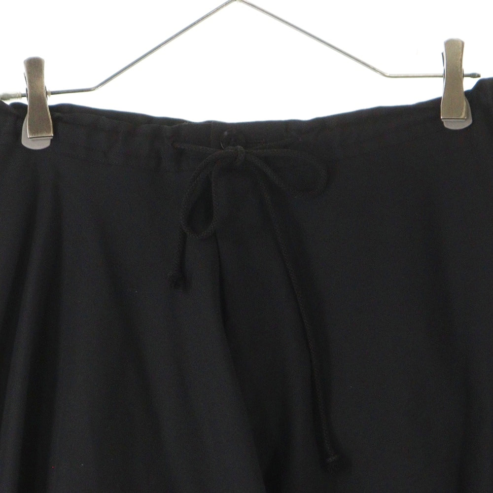 Ground Y(グラウンドワイ) SAMPLE サンプル ドローストリング アシンメトリーバルーンパンツ ブラック