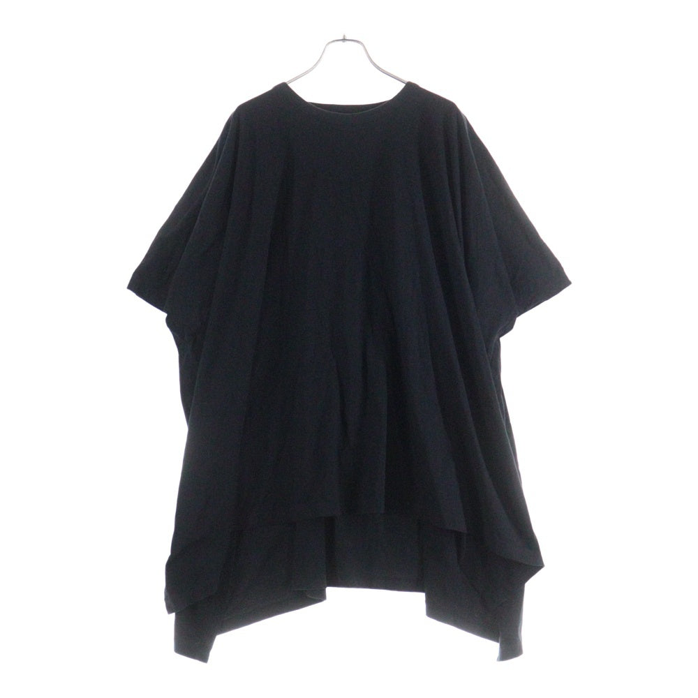 Ground Y(グラウンドワイ) SAMPLE サンプル スリット入り オーバーサイズドカットソー 半袖Tシャツ ブラック GG-T-14-040