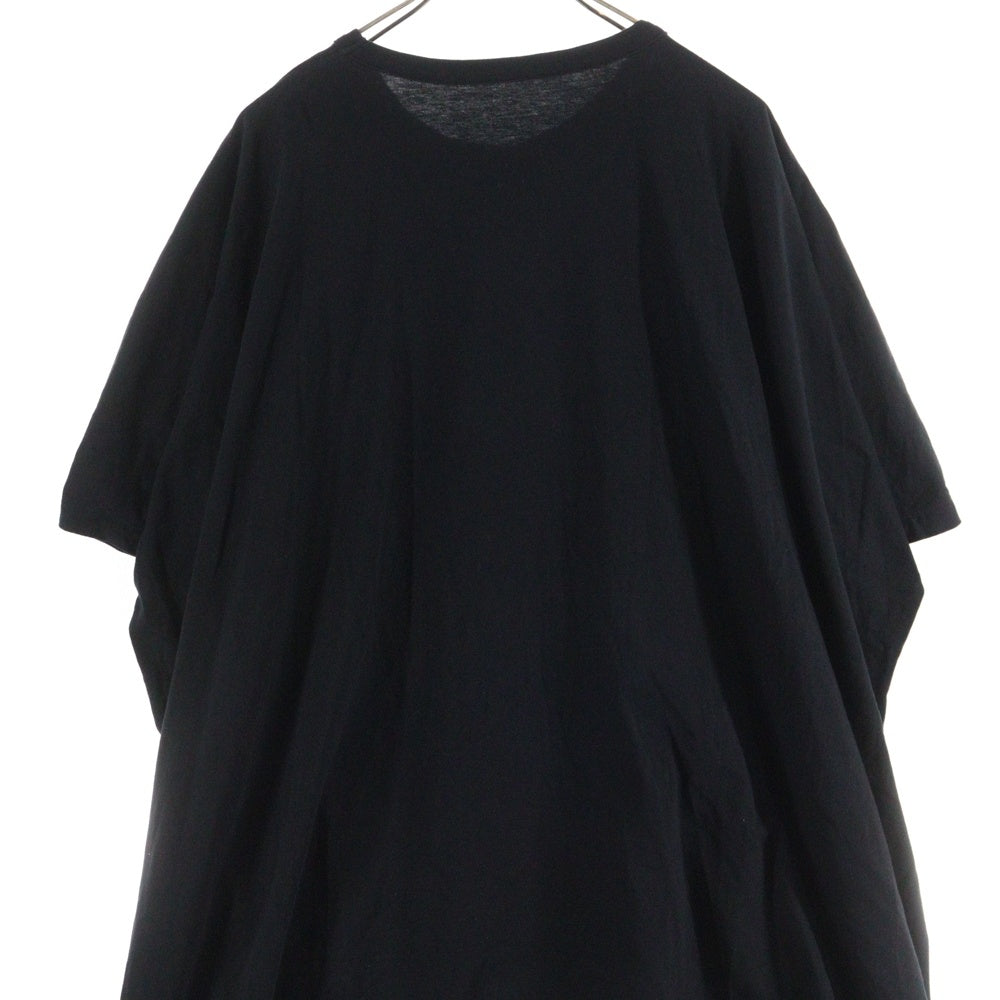 Ground Y(グラウンドワイ) SAMPLE サンプル スリット入り オーバーサイズドカットソー 半袖Tシャツ ブラック GG-T-14-040