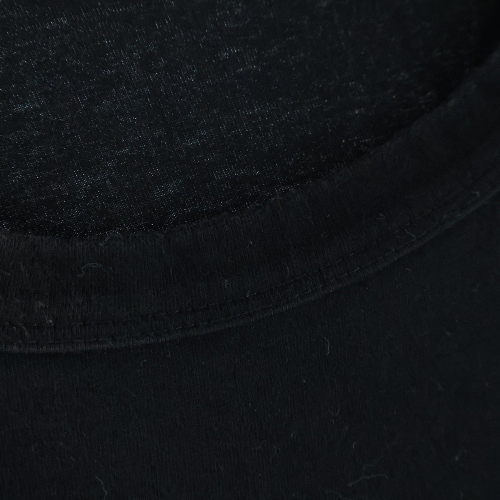 Ground Y(グラウンドワイ) SAMPLE サンプル ジップデザイン オーバーサイズドカットソー 半袖Tシャツ ブラック