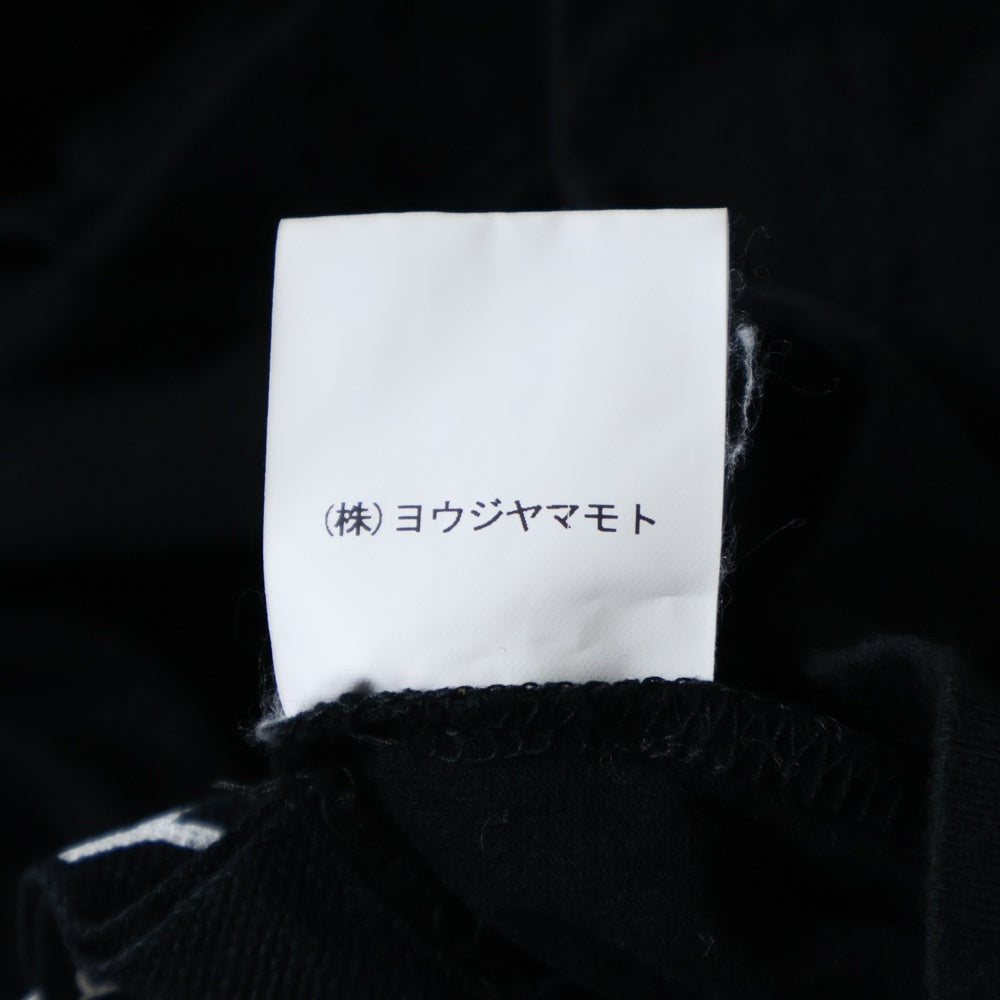 Ground Y(グラウンドワイ) SAMPLE サンプル ジップデザイン オーバーサイズドカットソー 半袖Tシャツ ブラック