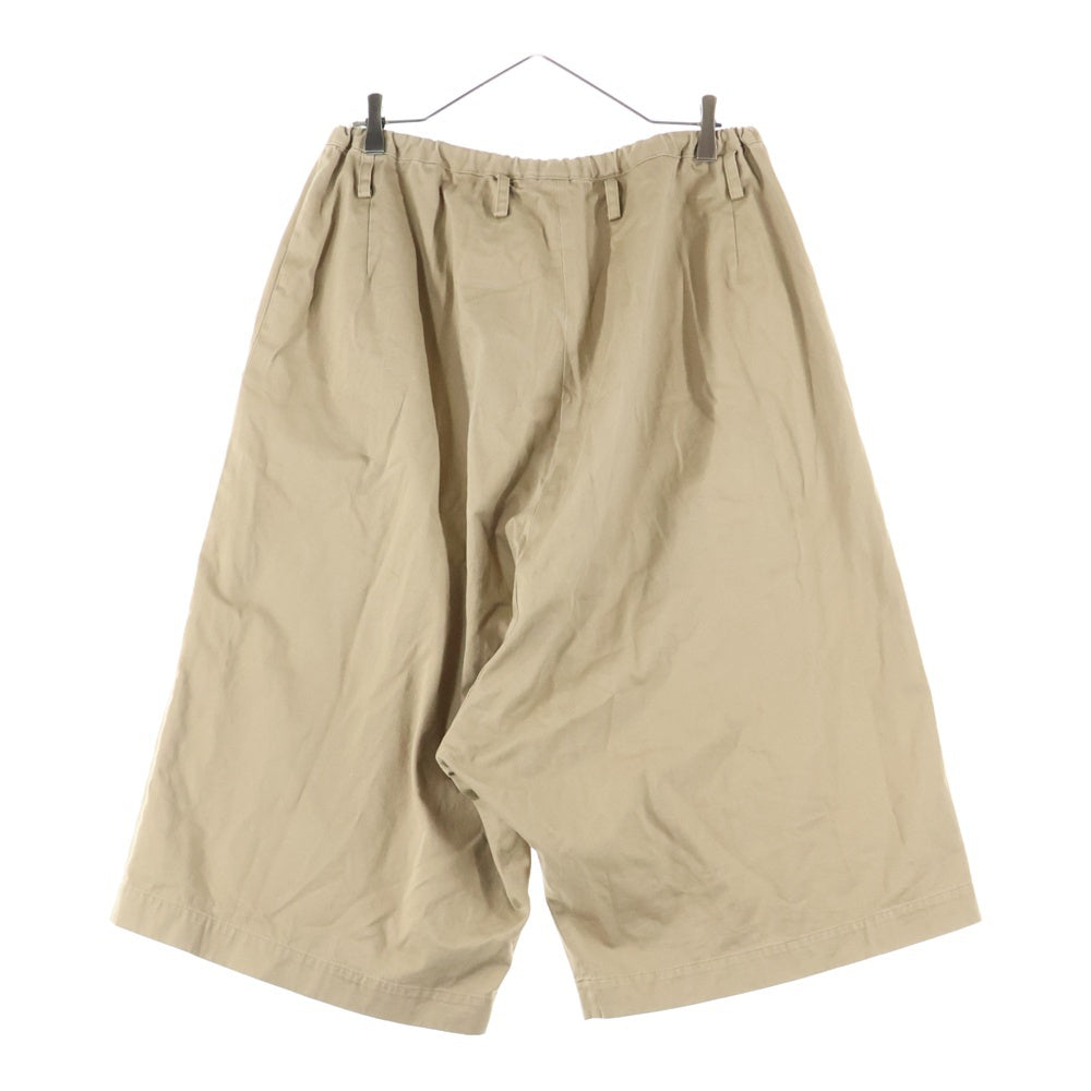 Ground Y(グラウンドワイ) ドローストリング コットン サルエル イージーパンツ ブラウン GH-P23-024