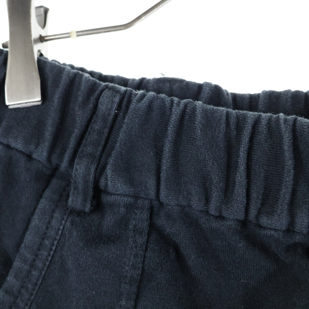 Yohji Yamamoto POUR HOMME(ヨウジヤマモト プールオム) コットンサルエル リブ イージーパンツ ネイビー HO-P46-970