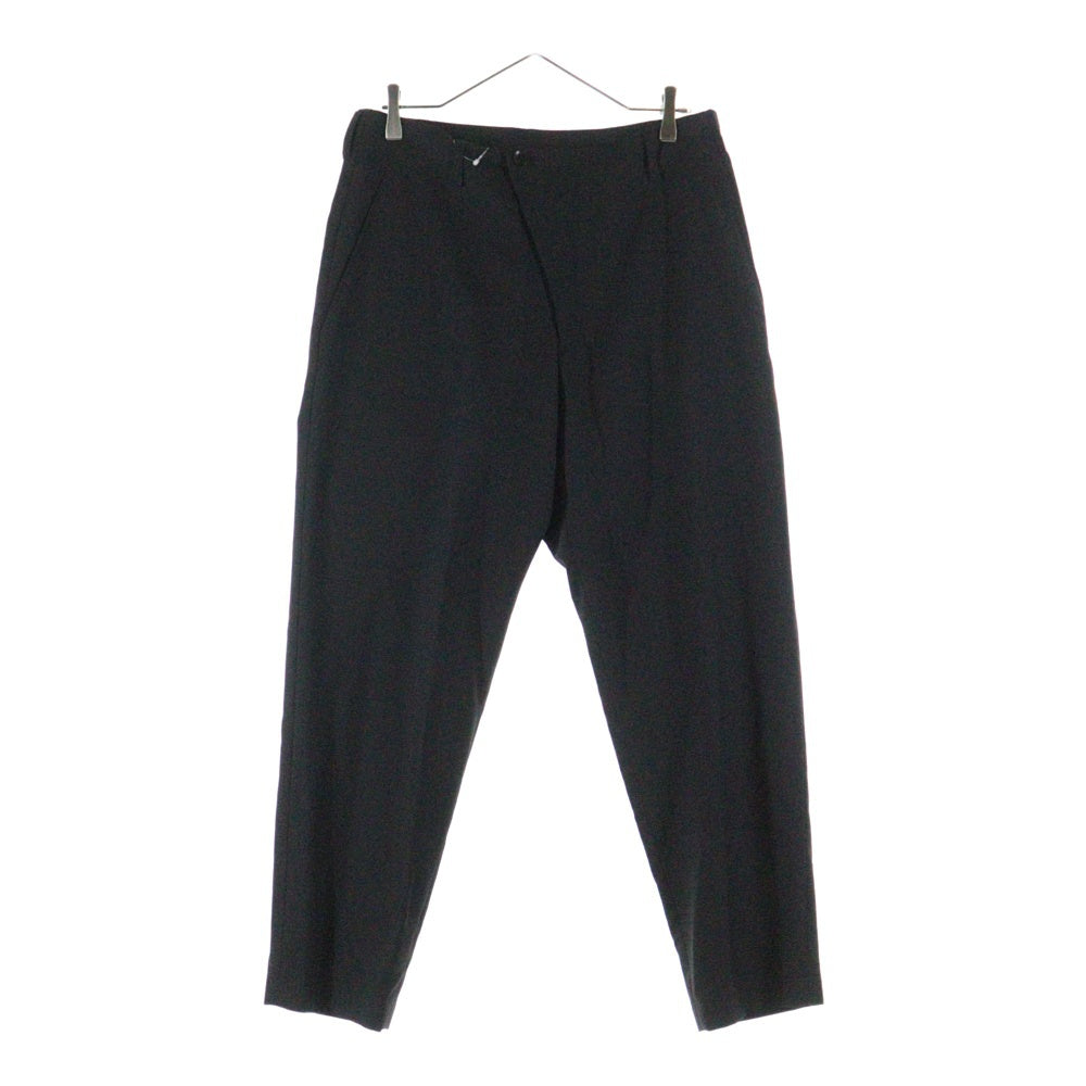 Ground Y(グラウンドワイ) SAMPLE サンプル 比翼 ジップフライ スラックスパンツ ブラック