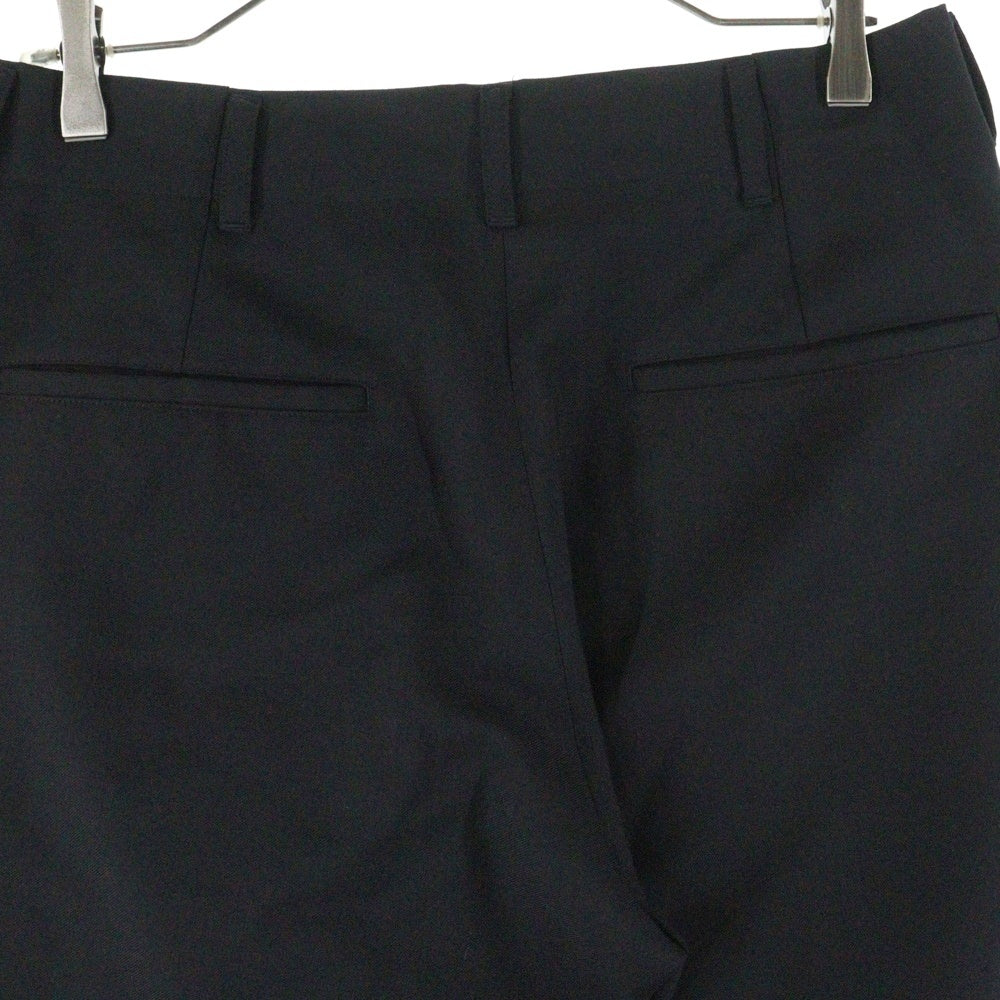 Ground Y(グラウンドワイ) SAMPLE サンプル 比翼 ジップフライ スラックスパンツ ブラック