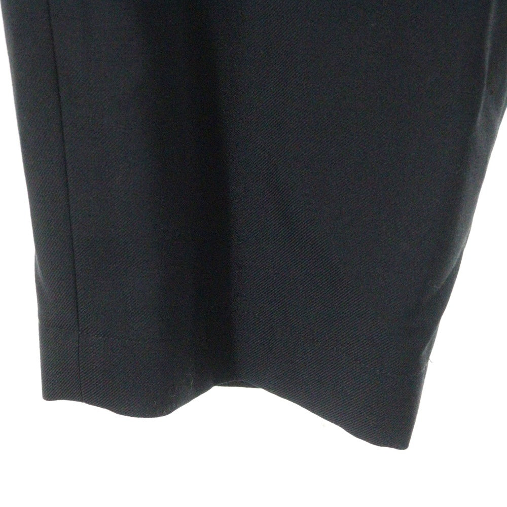 Ground Y(グラウンドワイ) SAMPLE サンプル 比翼 ジップフライ スラックスパンツ ブラック