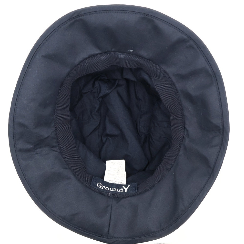 Ground Y(グラウンドワイ) ナイロンハット 帽子 キャップ ブラック GY-H10-090