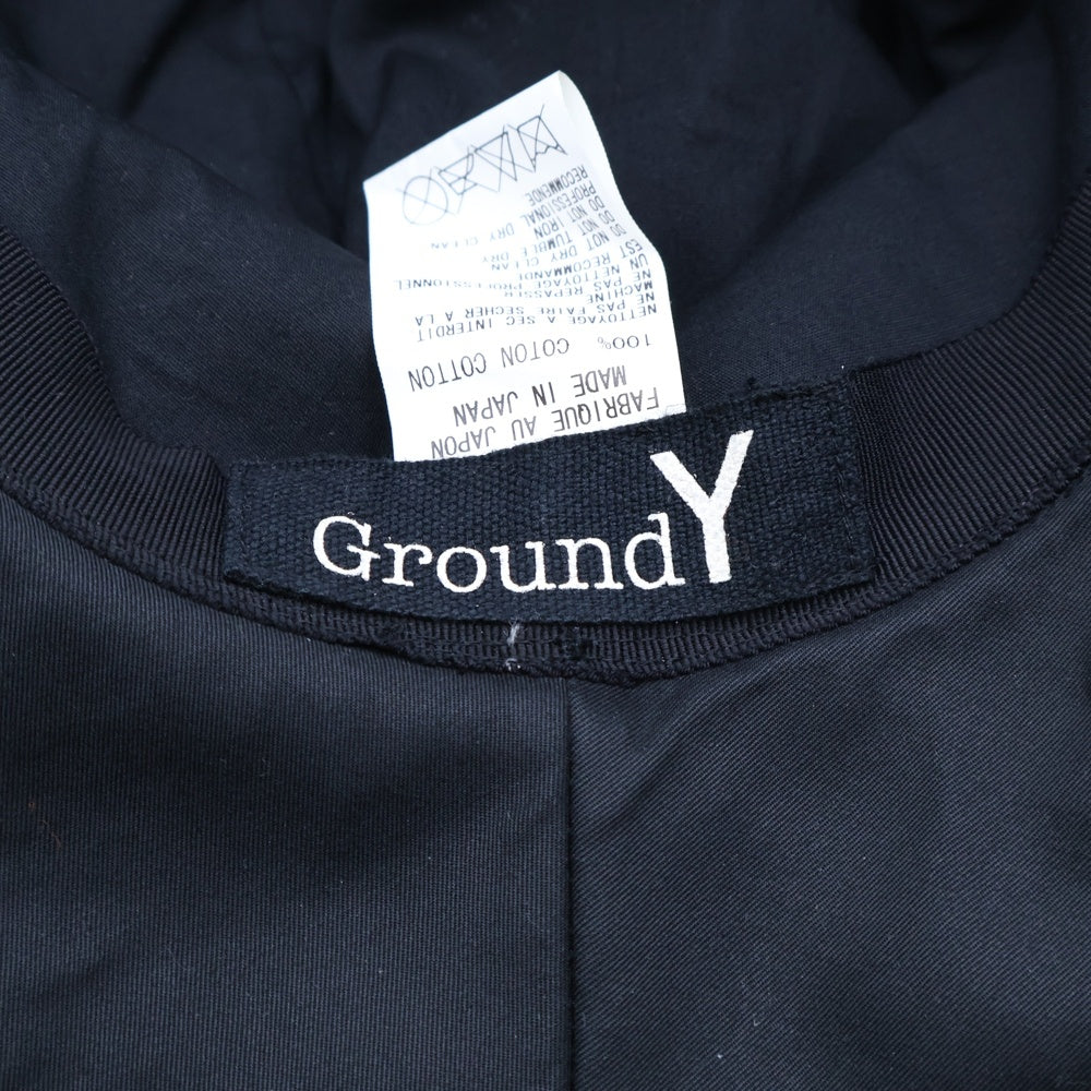 Ground Y(グラウンドワイ) ナイロンハット 帽子 キャップ ブラック GY-H10-090