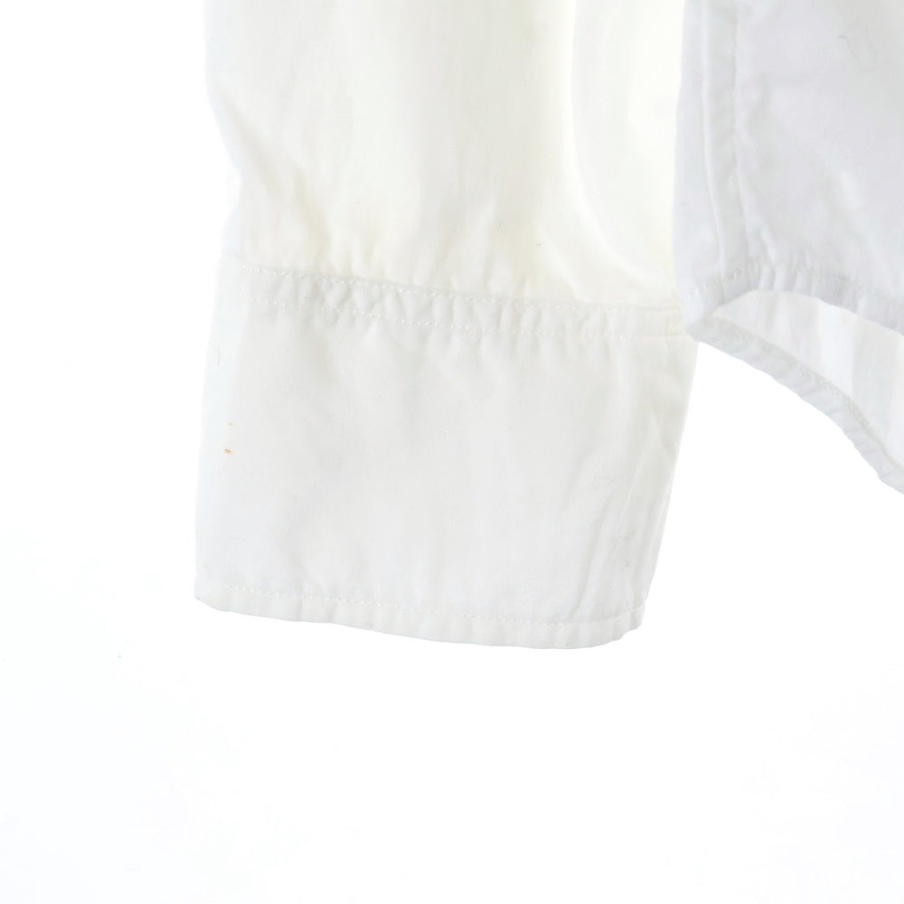 Ground Y(グラウンドワイ) フラップ付 長袖ボタンダウンシャツ ホワイト GH-B12-021