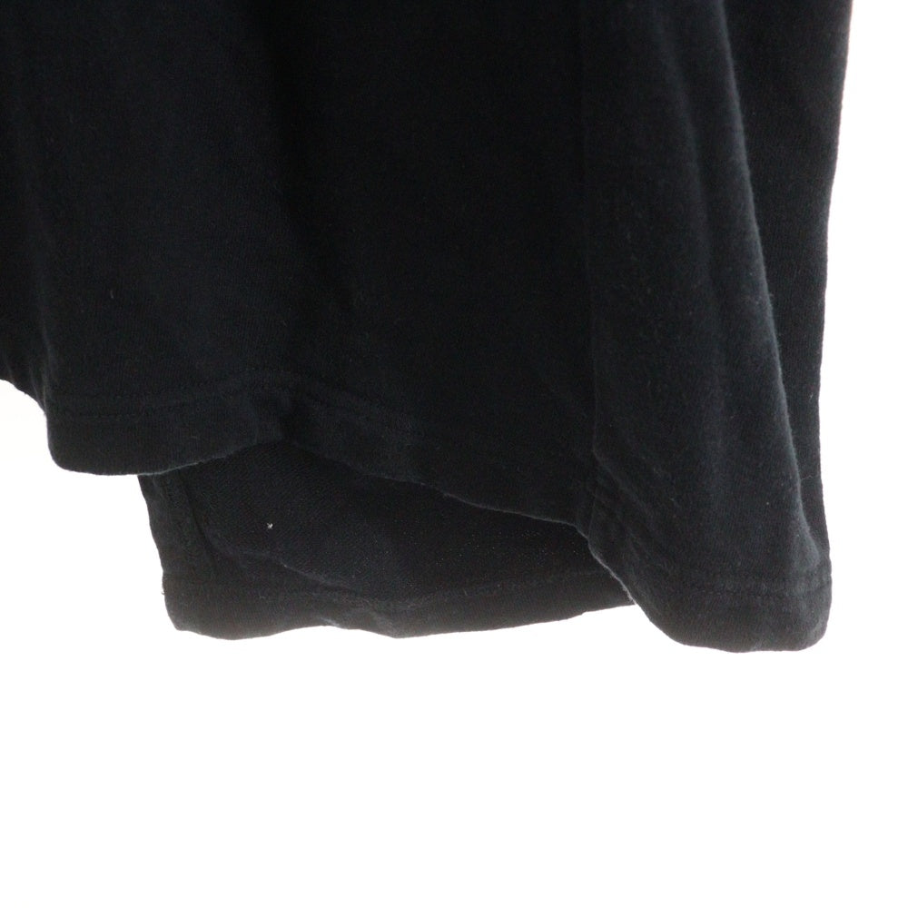 Ground Y(グラウンドワイ) 切替加工長袖コットンカットソー ブラック GZ-T02-008