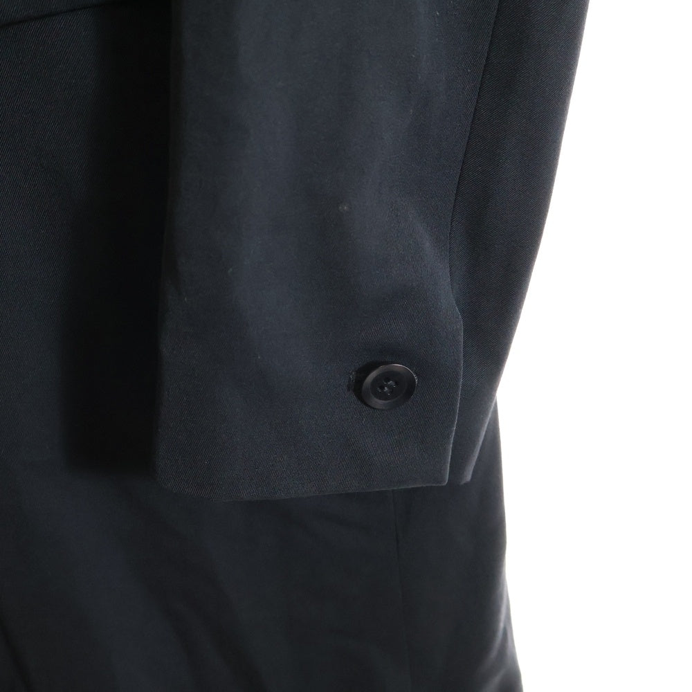 Ground Y(グラウンドワイ) 1ボタン レーヨン混 タブコート ブラック GK-C01-106